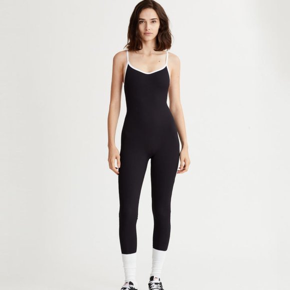 Nylora DRAY JUMPSUIT BLACK & WHITE COMBO - Picture 1 of 9